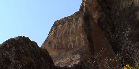 Рисунки на скалах Гобустана