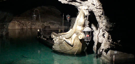Подземное пещерное озеро Seegrotte